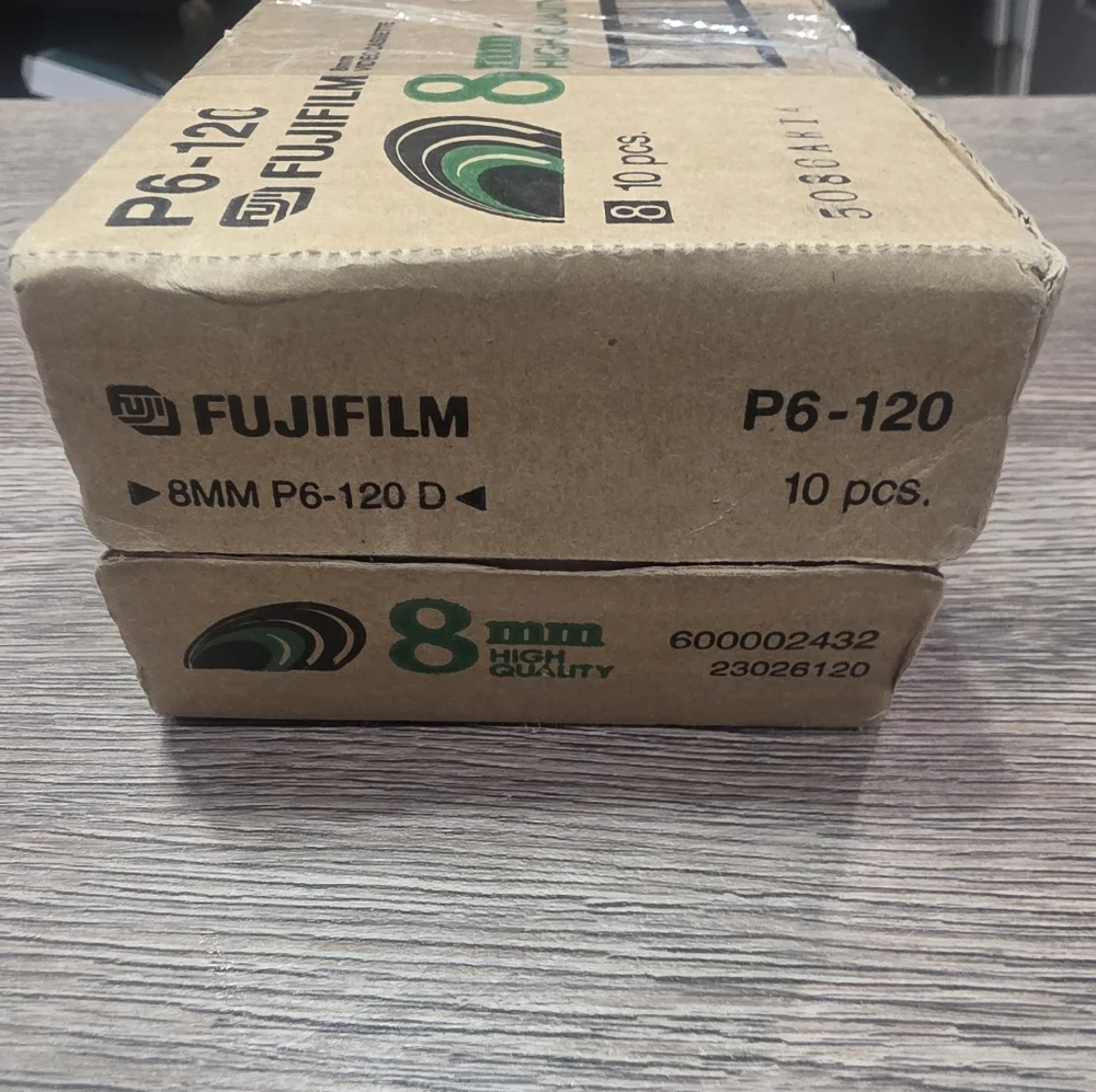 Fujifilm 8mm VideoCassette Camera P6-120 10 Pcs.